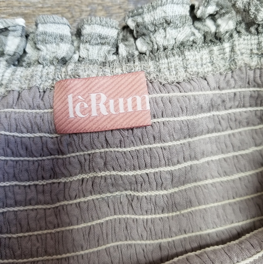 Revolve Le Rumi' Plaid Aline Ruffle Hemline Skirt - Picture 4 of 4